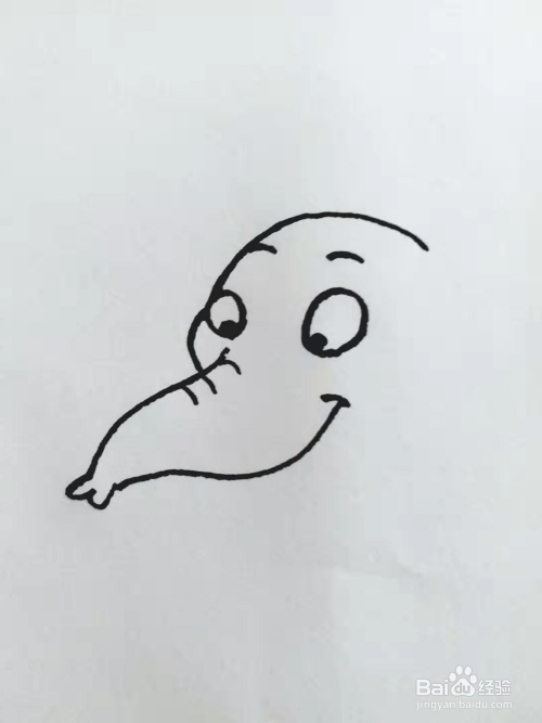 大象的简笔画法四