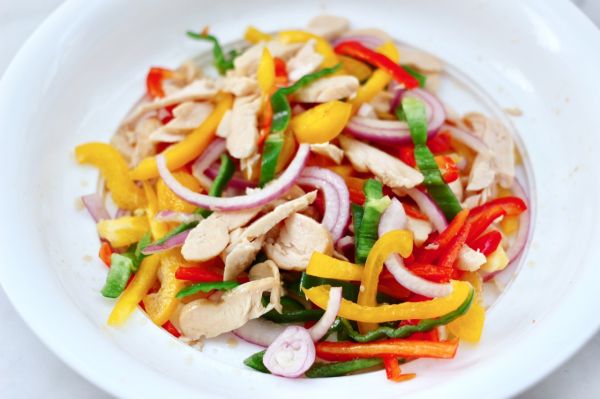 柠香彩蔬鸡胸肉