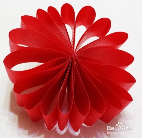 怎样做漂亮的包装花结：[10]花开富贵