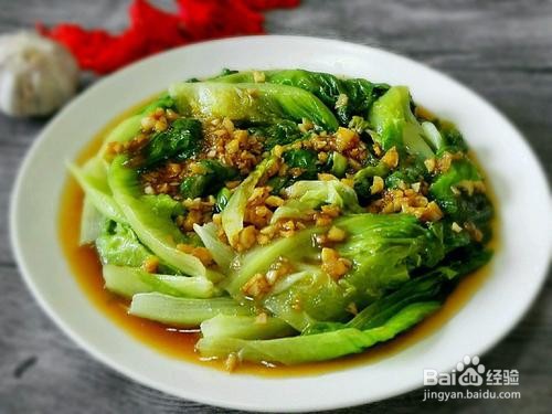 蒜蓉蚝油生菜