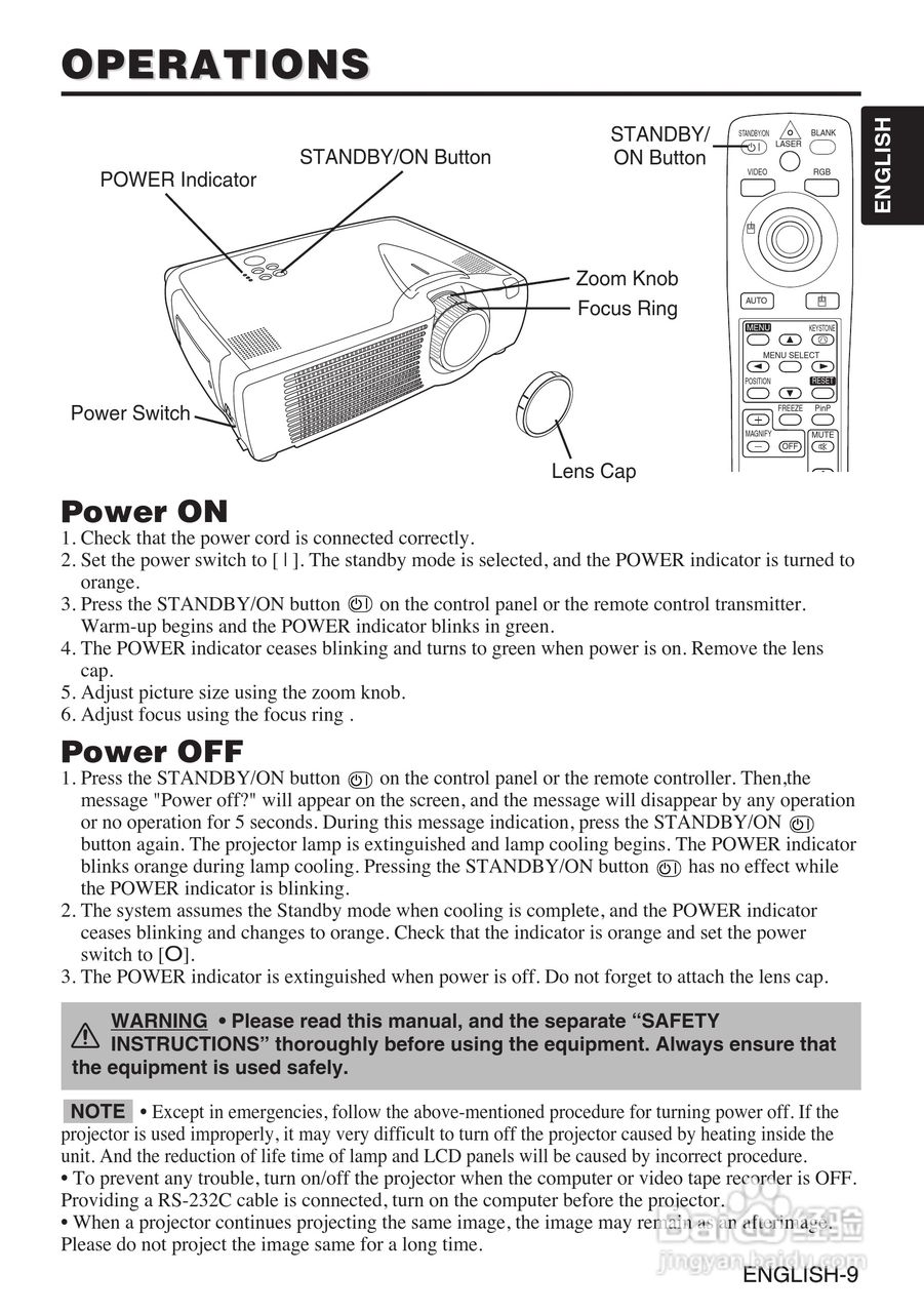 日立 CP-S420投影机说明书:[1]