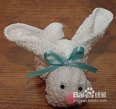 可爱的毛巾小兔子制作教程