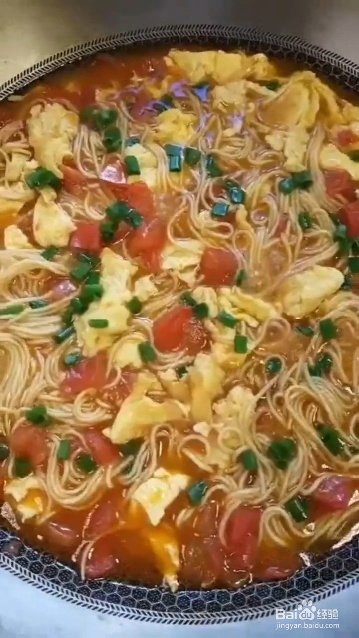 如何制作简单版的西红柿鸡蛋面