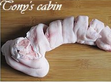 酱色猪蹄炖黄豆