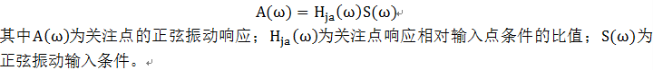 如何根据扫频数据估算物体的正弦振动响应