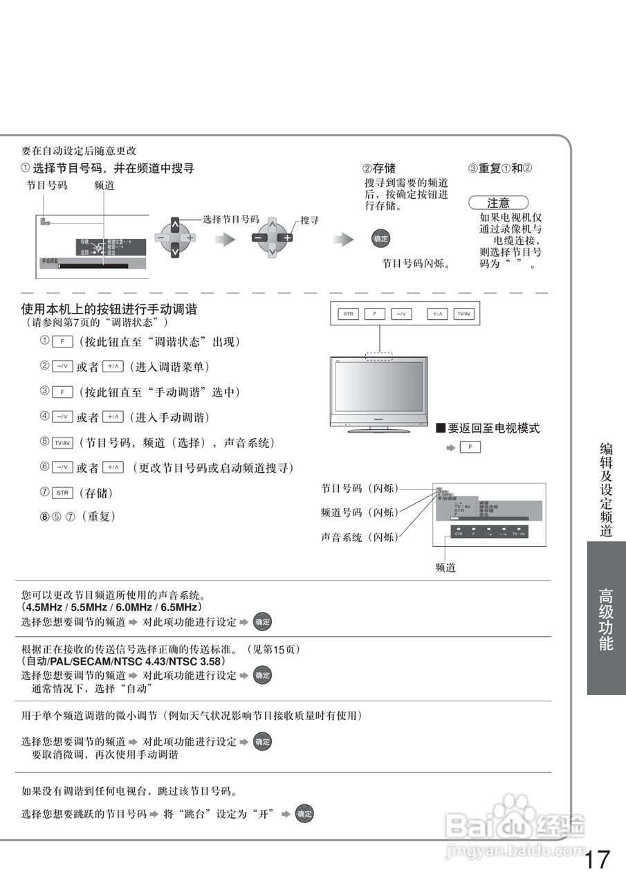 松下TC-26LE7D液晶彩电使用说明书:[2]