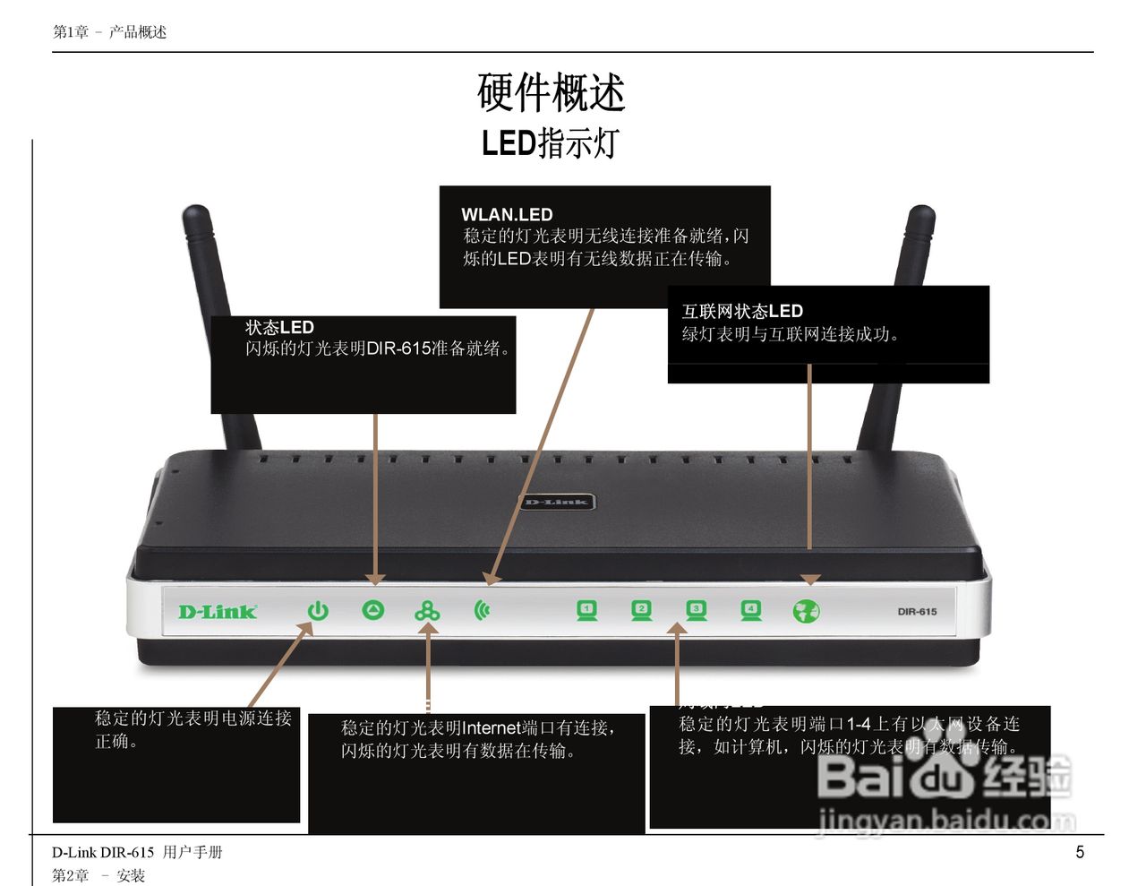 友讯DIR-615无线路由器简体中文版说明书:[1]