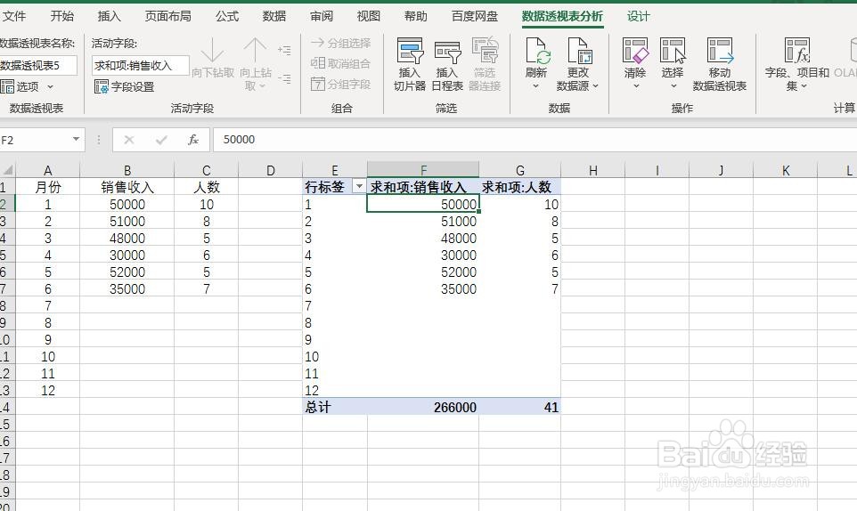 如果数据透视表遗漏了部分区域怎样快速更正