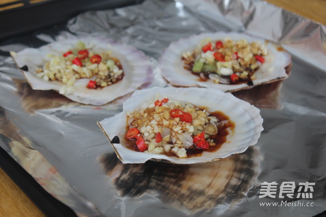 蒜蓉烤扇贝的做法