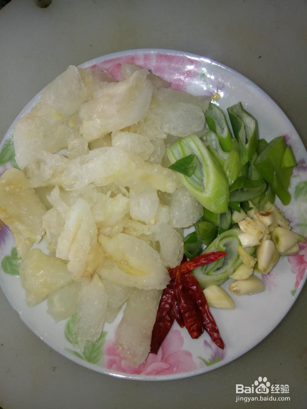 蹄筋虾皮的煮法