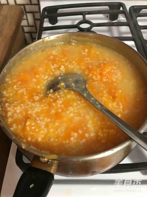 南瓜小米粥的做法