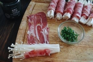 金针菇牛肉卷的做法