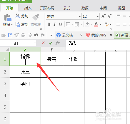 excel表格画斜线并添加文字