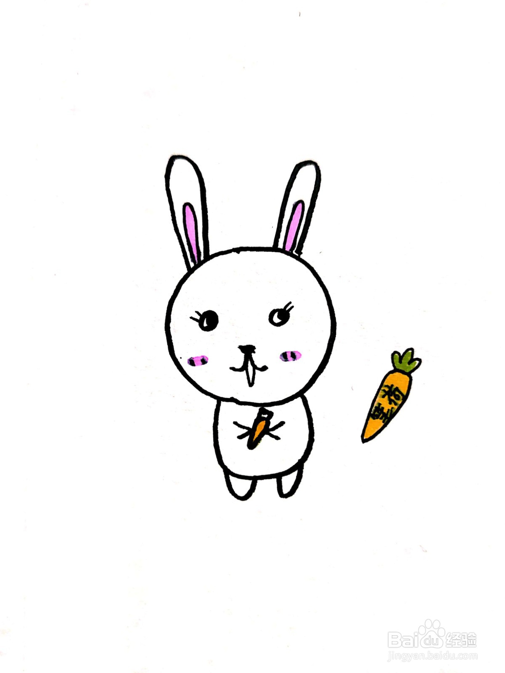 如何用圆形画出不同的简笔画