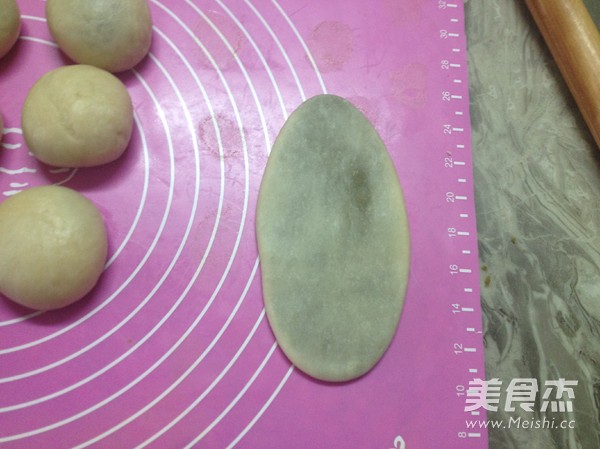 紫薯蛋黄抹茶酥