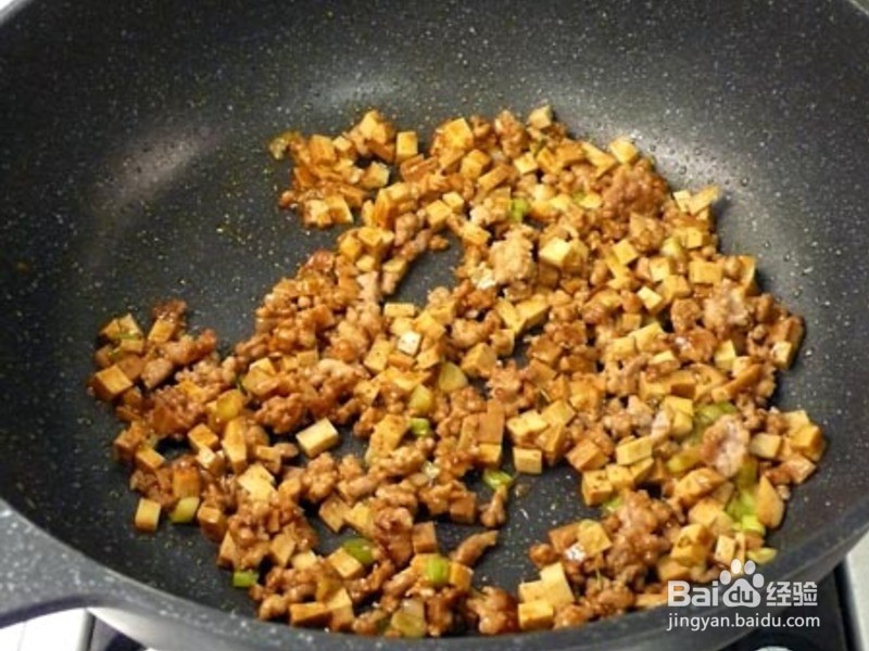 炸酱豆干炒芦笋