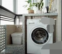 阳台洗衣机烘干机拖把池一体如何装修