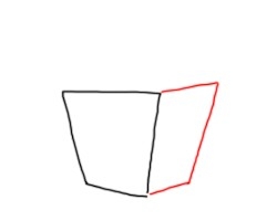 一盒爆米花怎么画