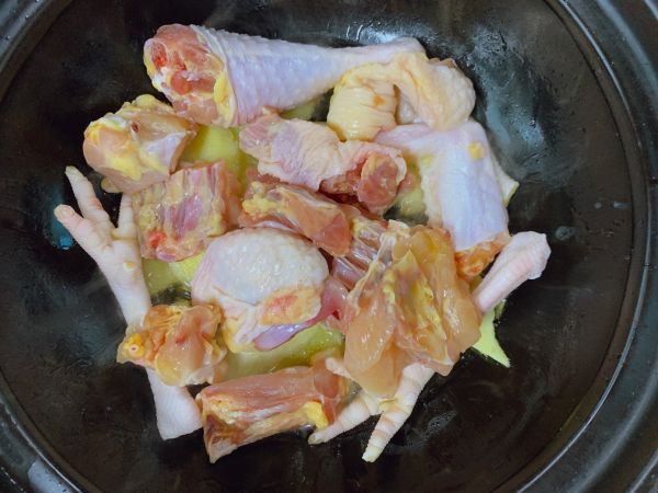 黑松露焗河田鸡