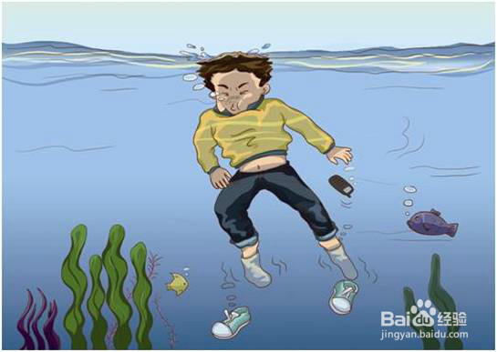 儿童不慎落水，怎样自救