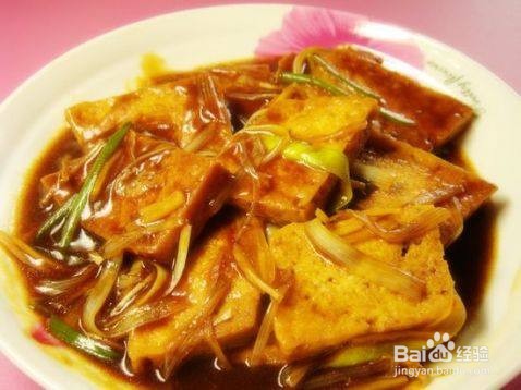 葱烧豆腐做法#初冬怎么吃#