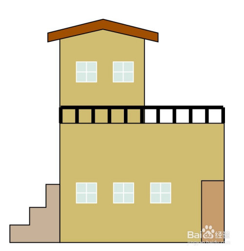 illustrator绘制一个扁平房子的教程