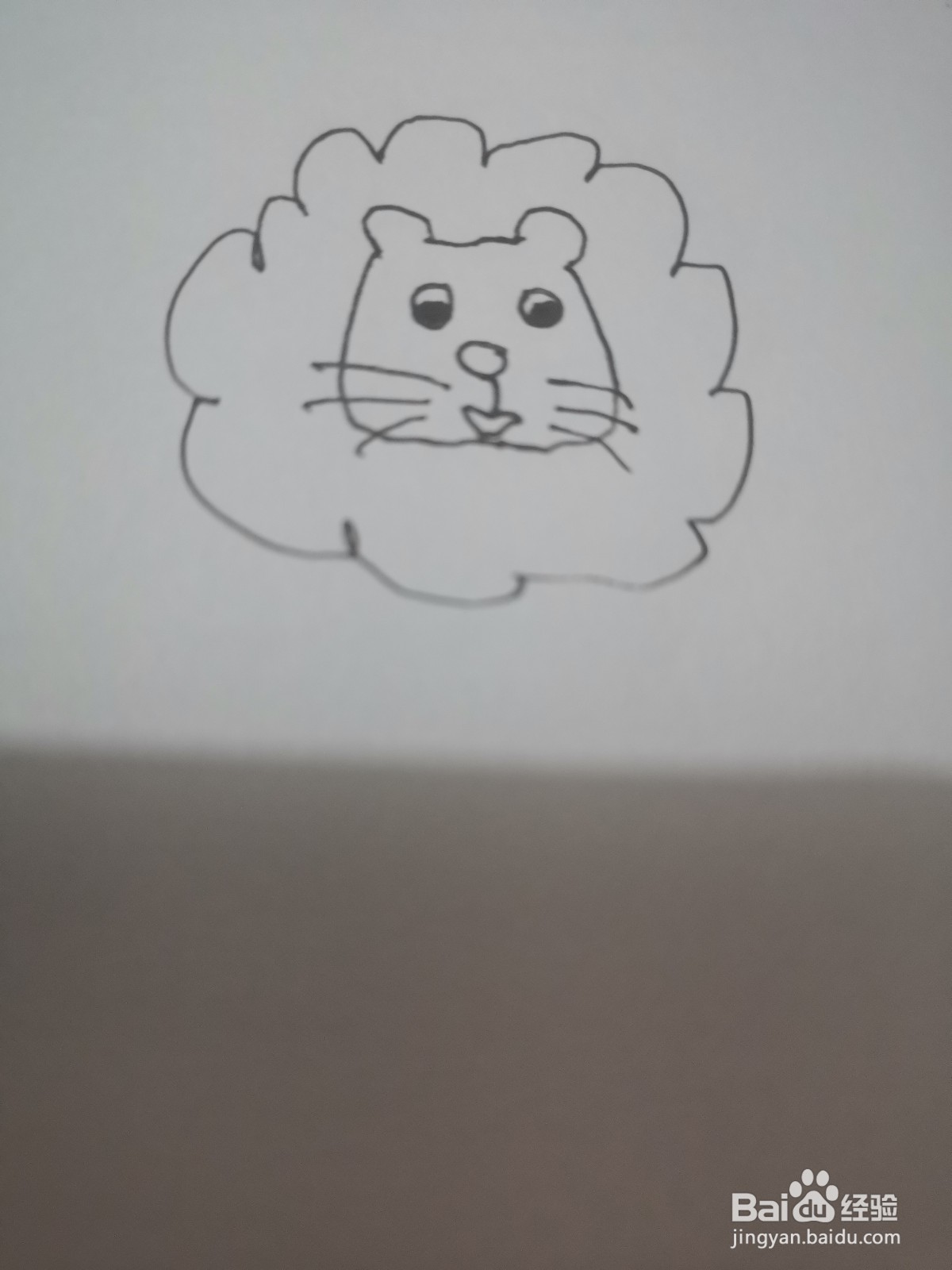 简笔画怎么画狮子？