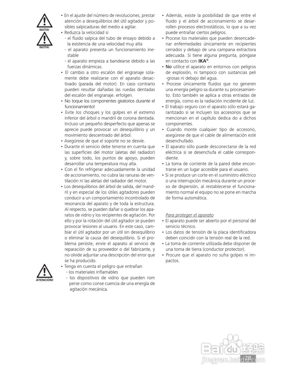 IKA RW47D顶置式机械搅拌器使用说明书:[3]