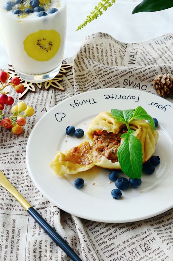 黑椒牛肉生煎包