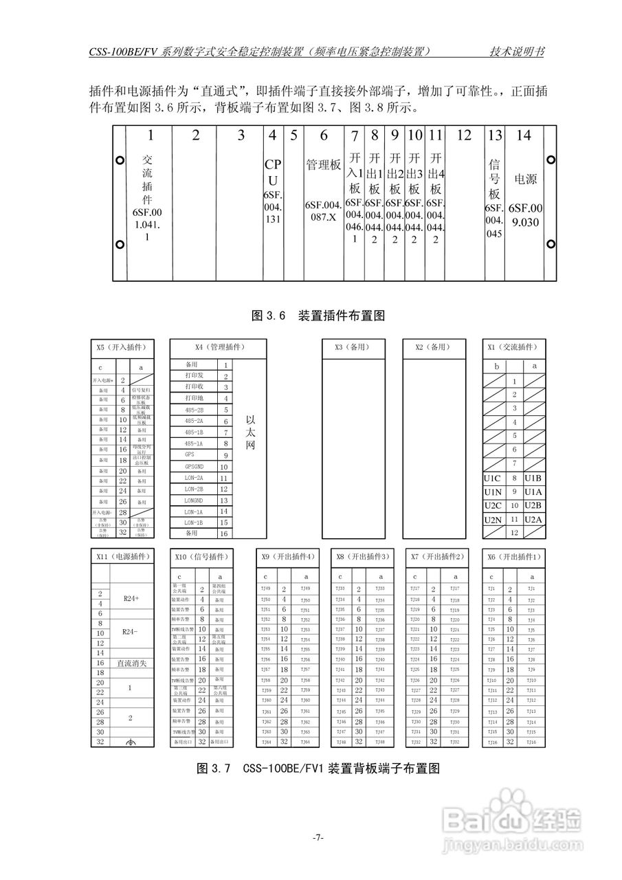 四方CSS-100BE/FV2数字式安全稳定控制装置技术说明书:[2]