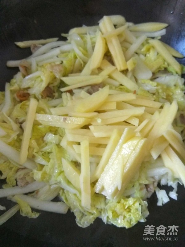 白菜土豆条的做法