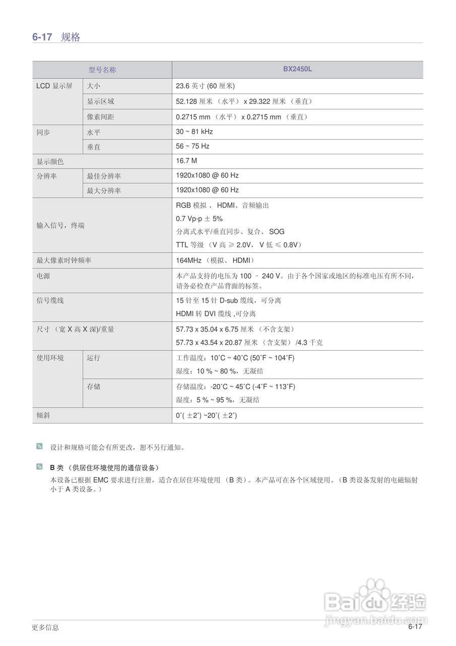三星BX1950液晶显示器使用说明书:[7]