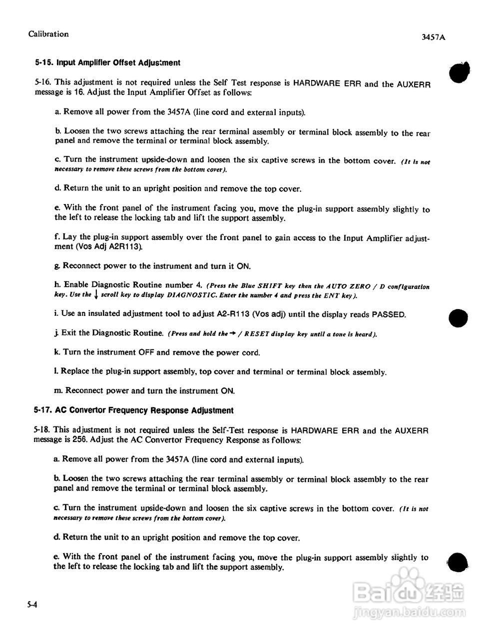 HP 3457A 万用表用户使用手册:[13]