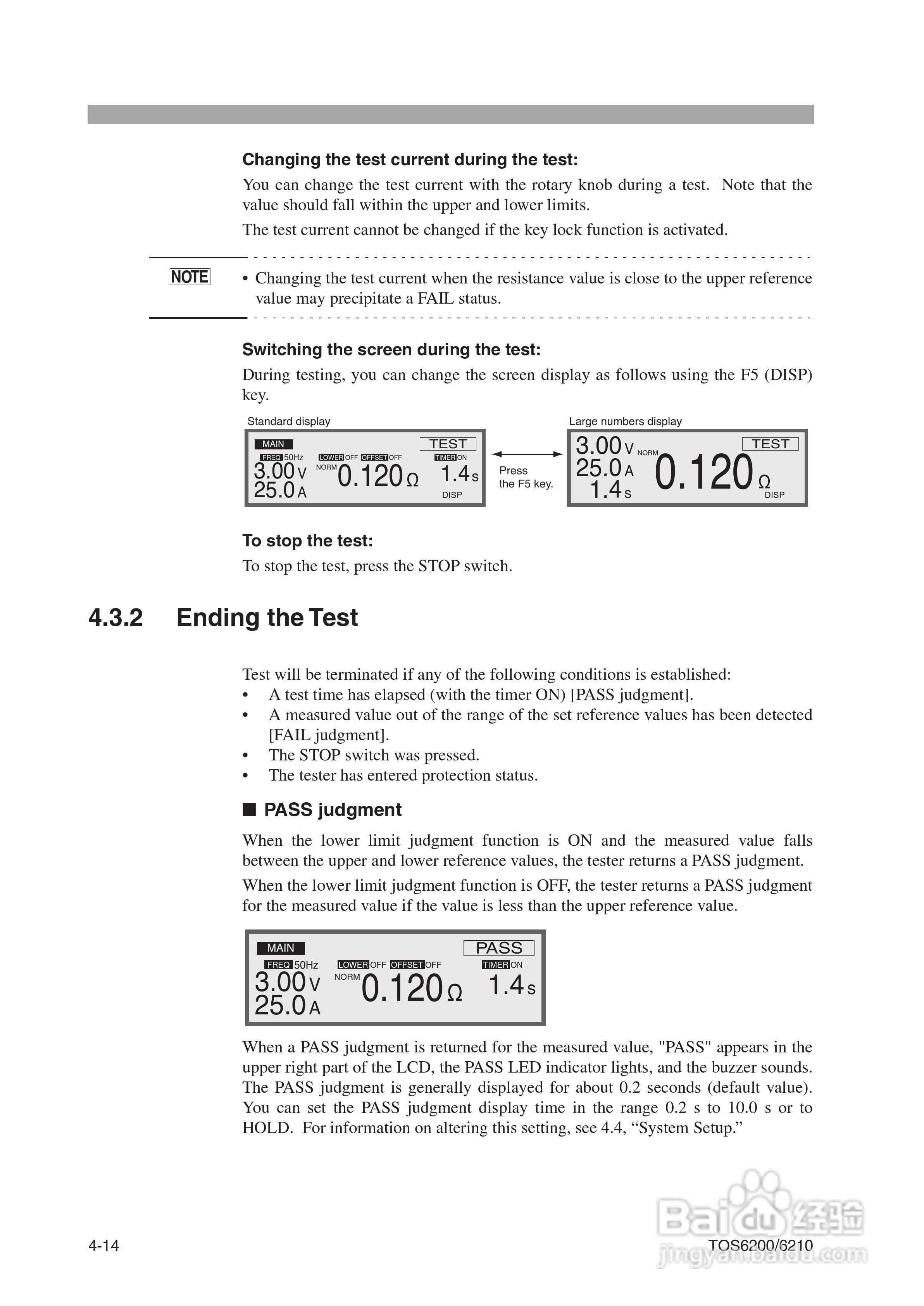 TOS6200/6210地线导通测试仪说明书:[6]