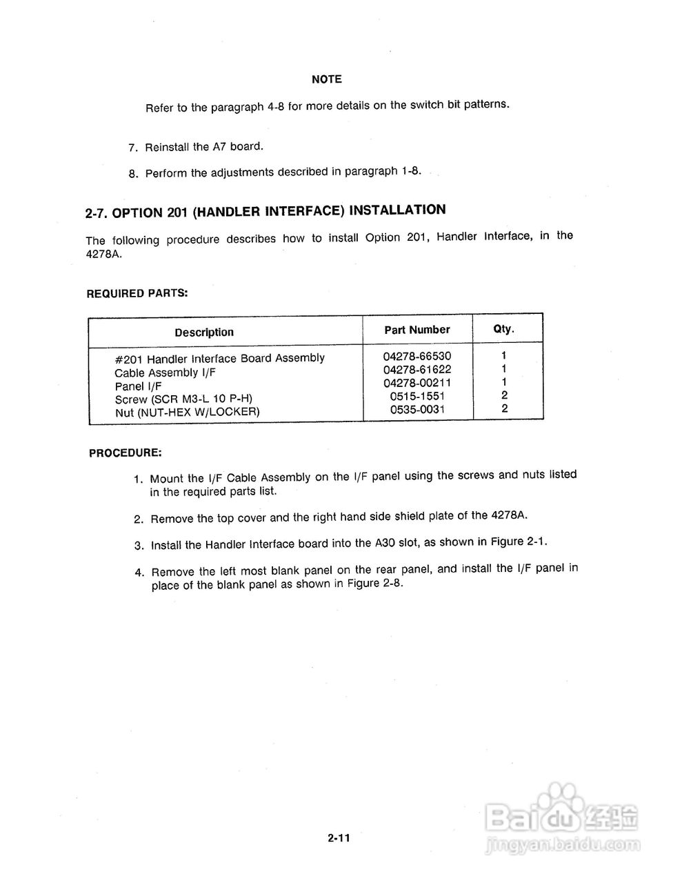 HP 4278A测试电桥使用说明书:[6]