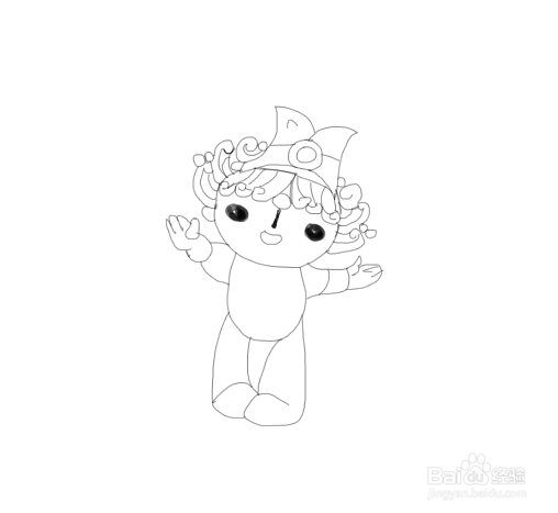 福娃怎么画，怎么画福娃