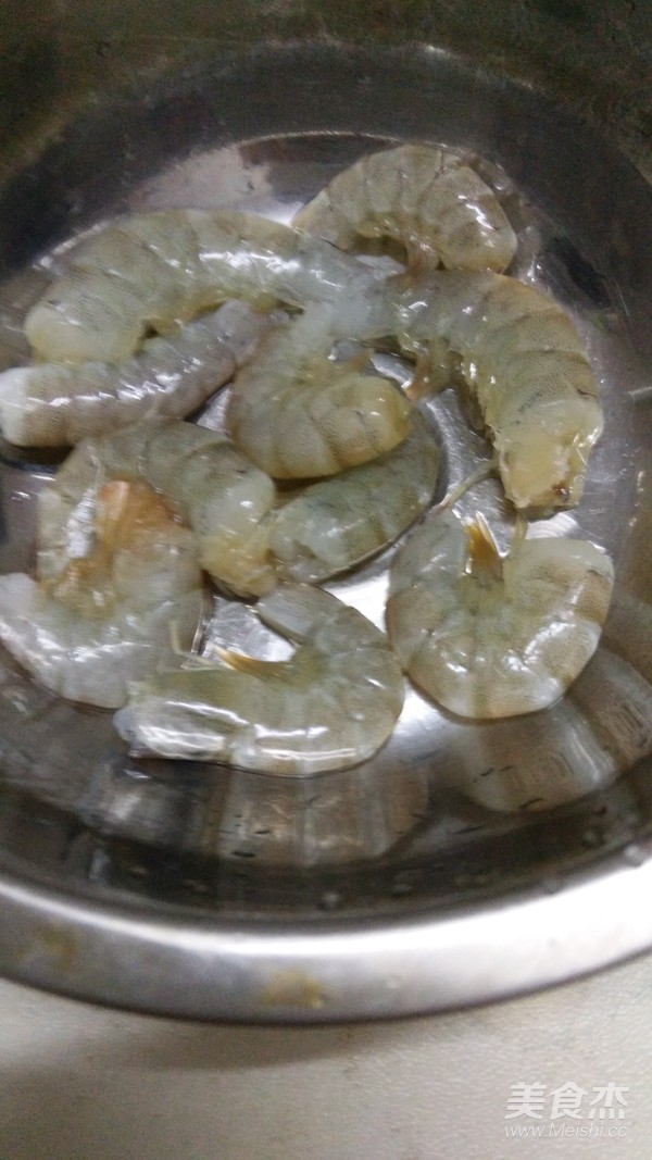 豌豆虾仁的做法