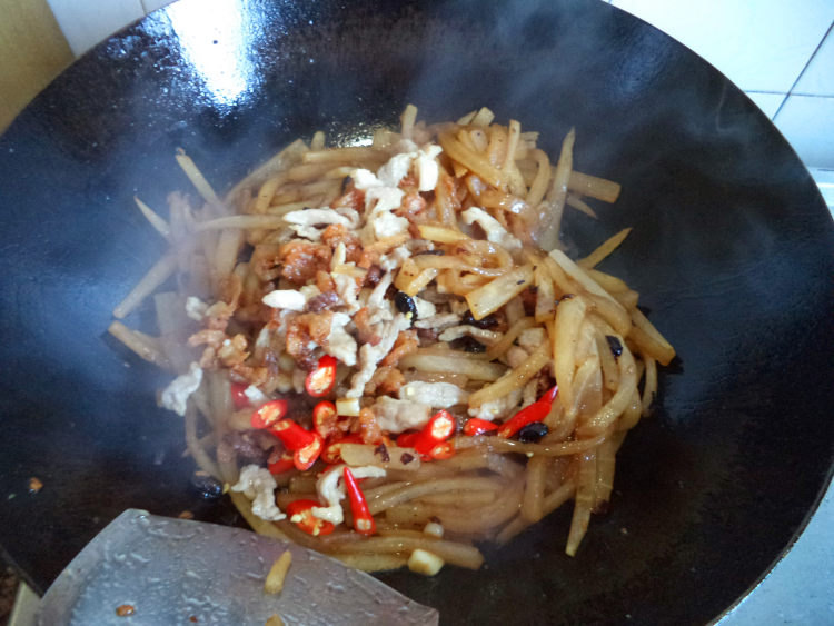 爱上开胃小菜，豉香萝卜丝