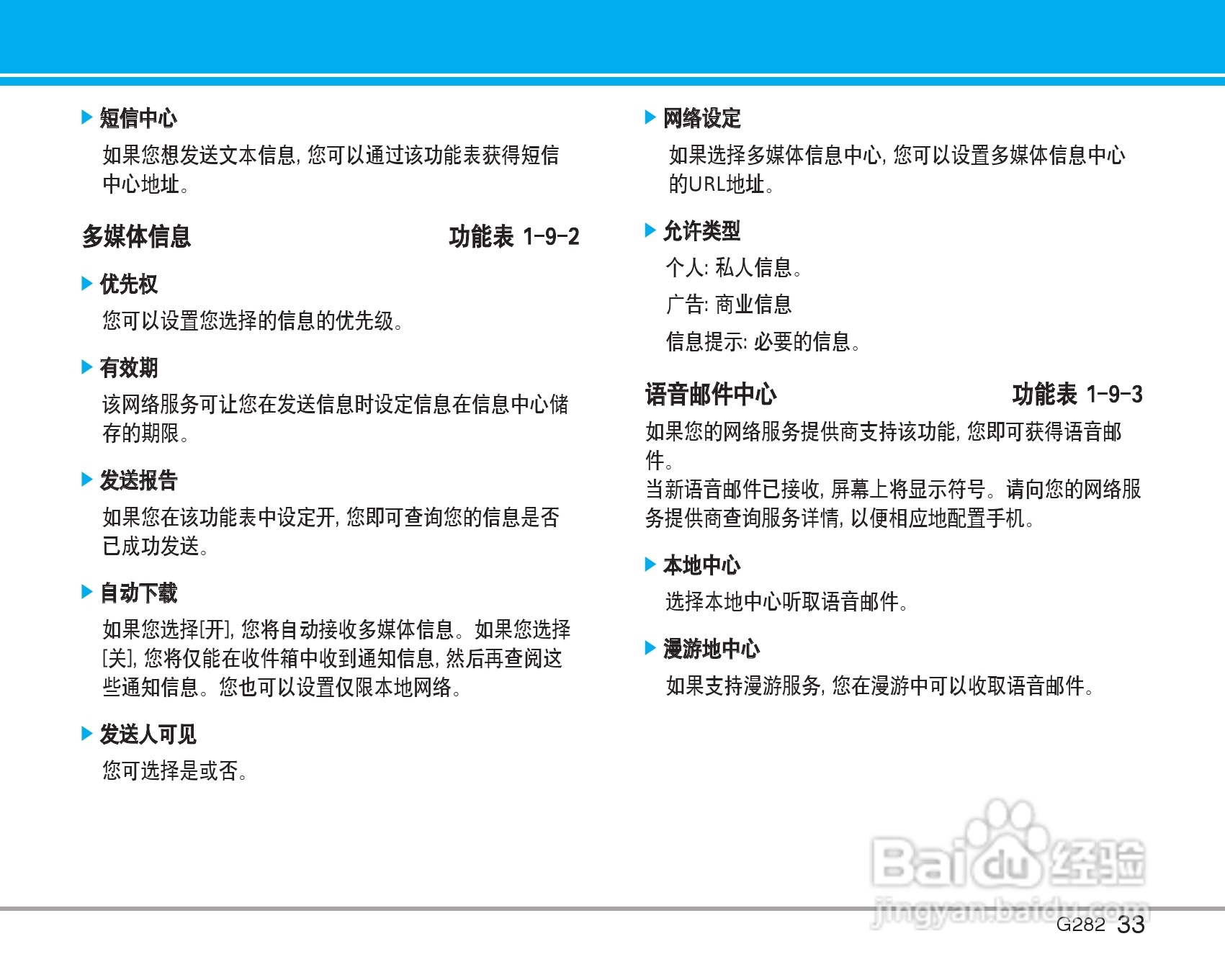 乐金手机LG-G282型使用说明书:[4]
