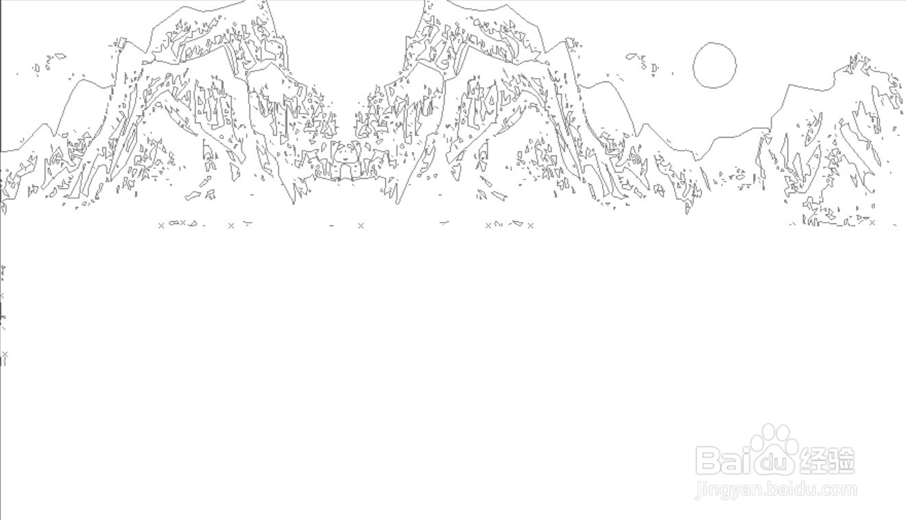 李白关山月的简笔画