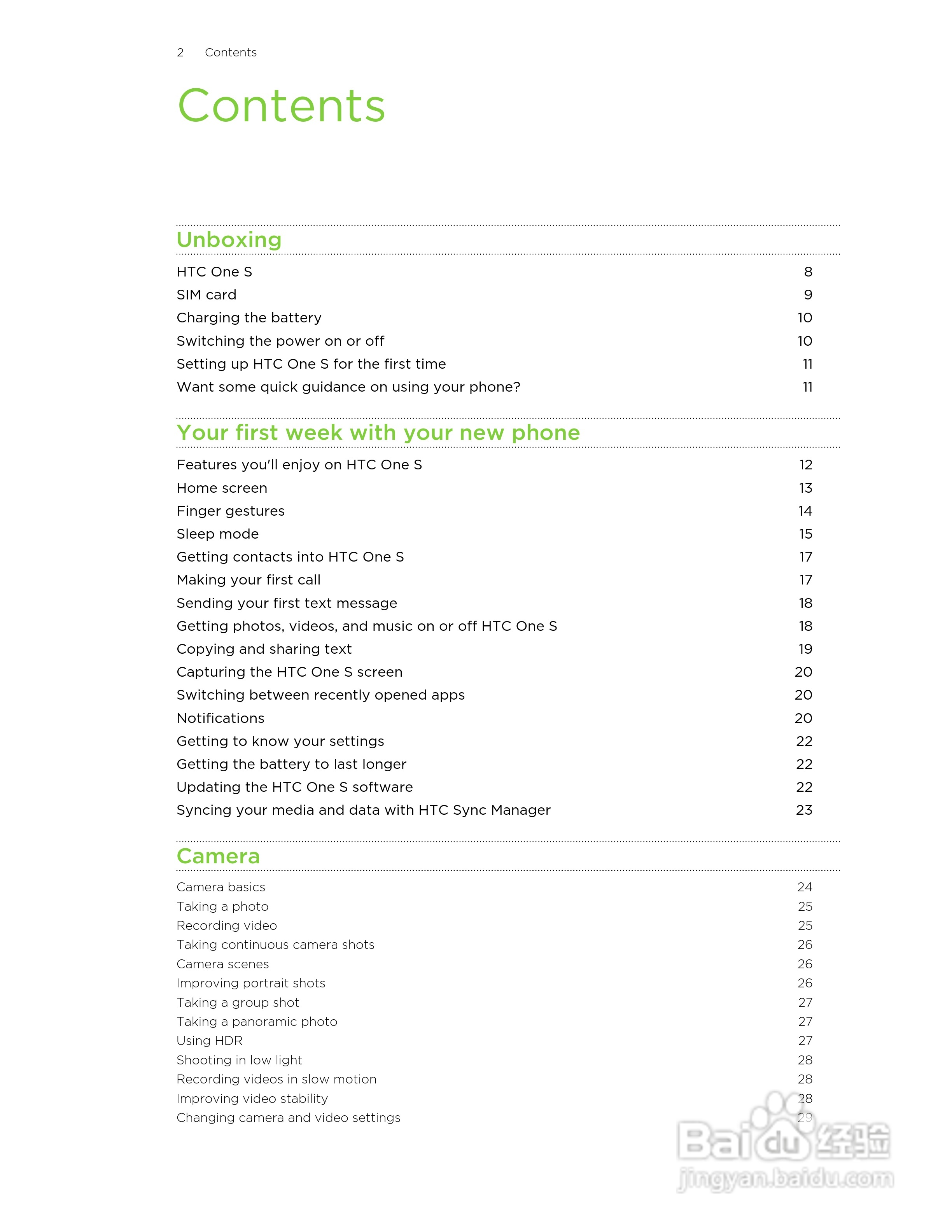 HTC(多普达) HTC One S手机说明书:[1]