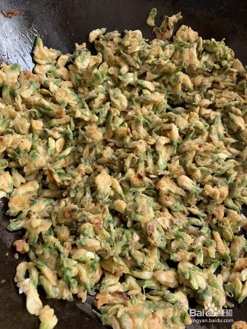 心心念念的鸡蛋炒槐花