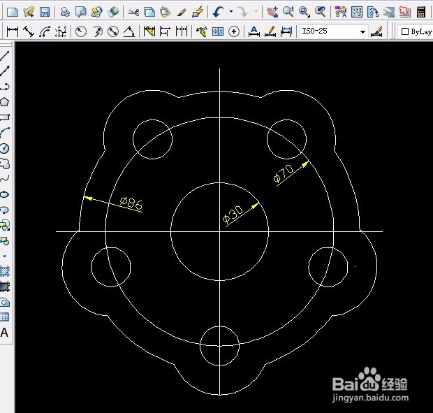 CAD实例第22课 线形的变粗操作