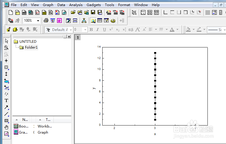 如何采用origin绘制直线