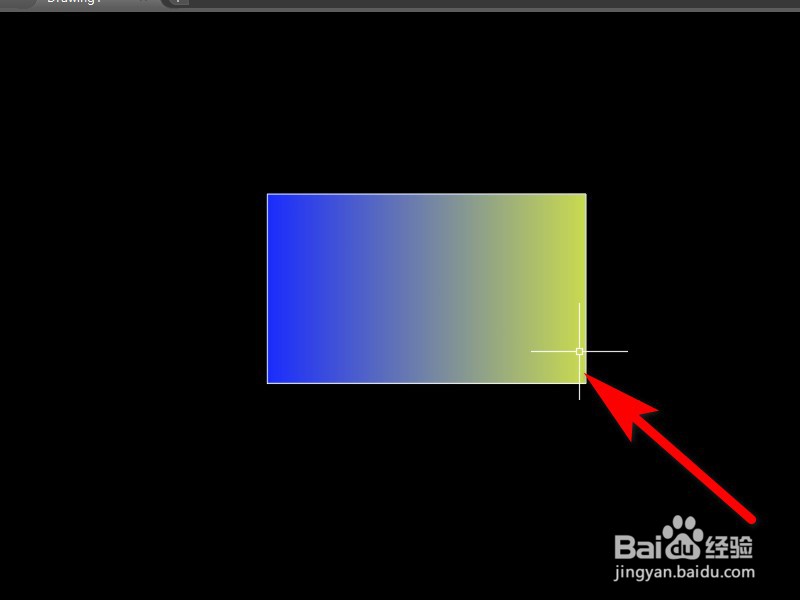 CAD中渐变色的颜色怎么更换？