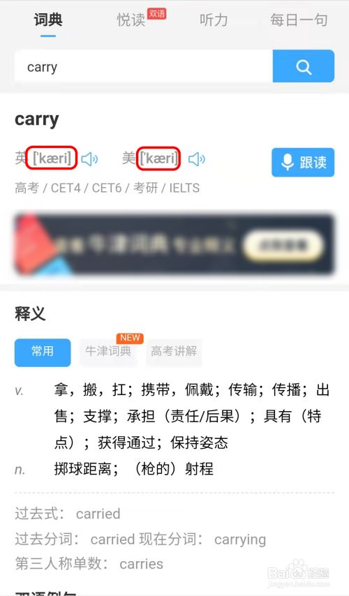 carry怎样读