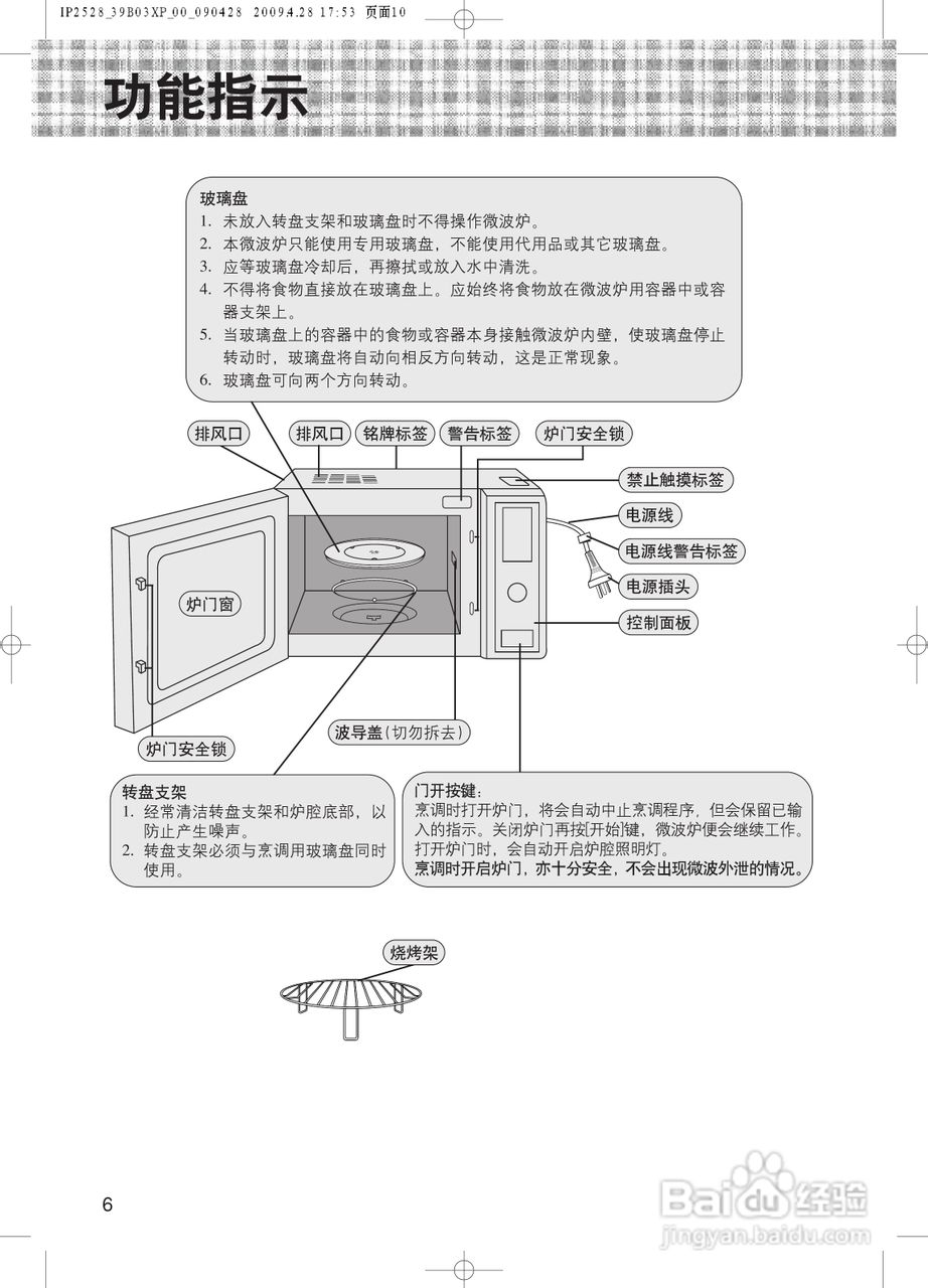 松下NN-GD588X微波炉使用说明书:[1]