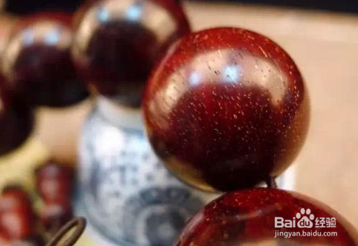 小叶紫檀手串包浆图