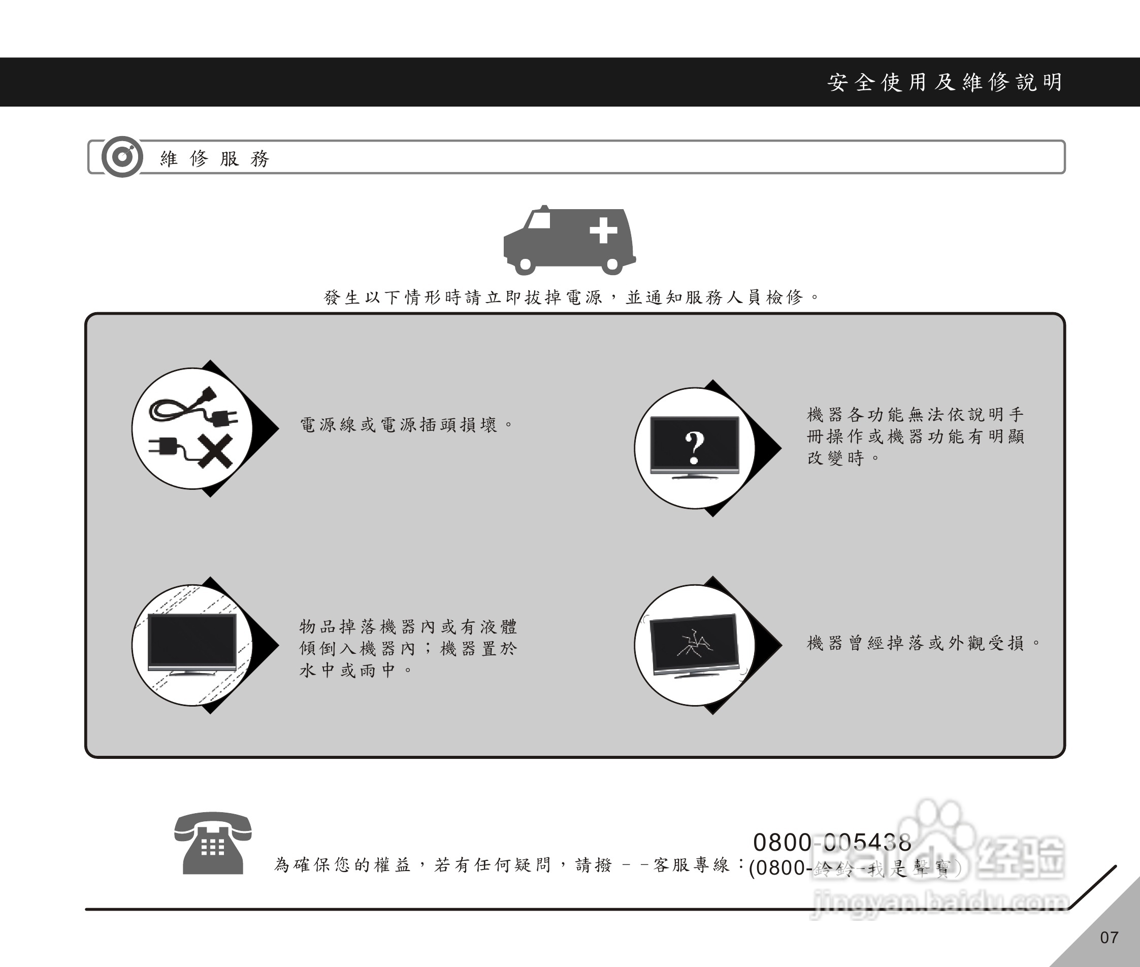 声宝LM-42X718(M)型多媒体液晶显示器说明书:[1]