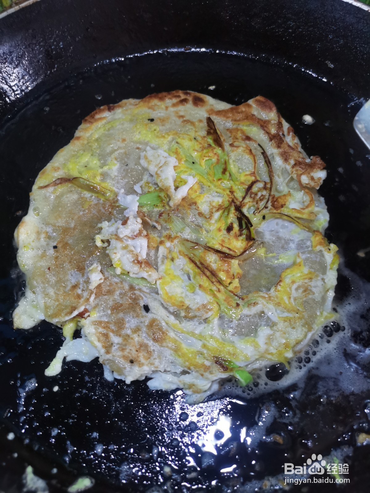 葱香鸡蛋烙饼